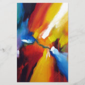 Abstrakter Expressionismus Briefpapier (Vorderseite)