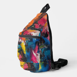 Abstrakter Expressionismus Crossbody Bag