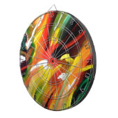 Abstrakter Expressionismus Dartscheibe (Vorderseite rechts)
