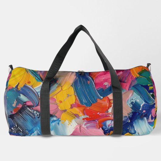 Abstrakter Expressionismus Duffle Bag (Rückseite)