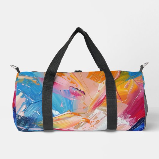 Abstrakter Expressionismus Duffle Bag (Vorderseite)