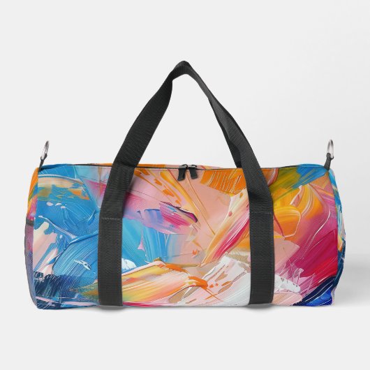 Abstrakter Expressionismus Duffle Bag (Rückseite)
