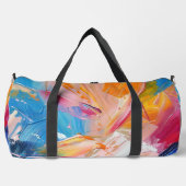 Abstrakter Expressionismus Duffle Bag (Vorderseite)