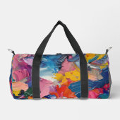 Abstrakter Expressionismus Duffle Bag (Vorderseite)