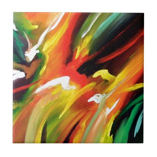Abstrakter Expressionismus Fliese (Vorderseite)