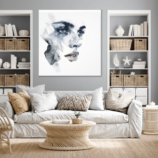 Abstrakter Expressionismus Frauen Portrait Foto