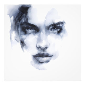 Abstrakter Expressionismus Frauen Portrait Foto