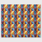 Abstrakter Expressionismus Geschenkpapier (Flach)