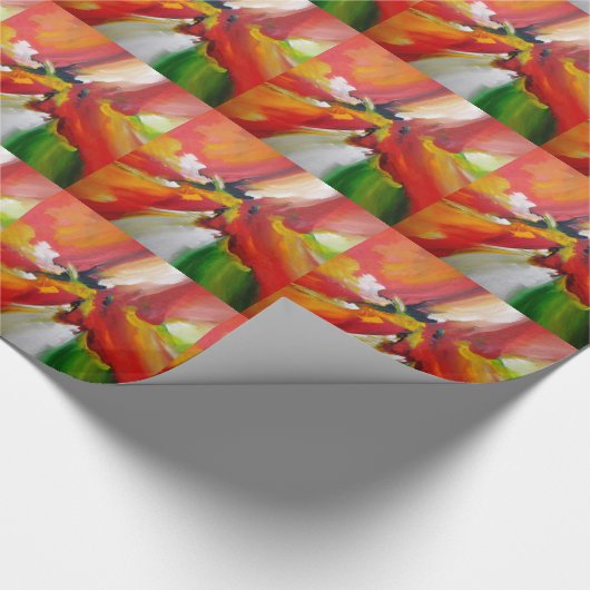 Abstrakter Expressionismus Geschenkpapier (Ecke)