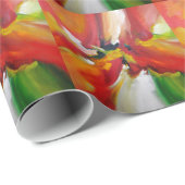 Abstrakter Expressionismus Geschenkpapier (Rolleneckpunkt)