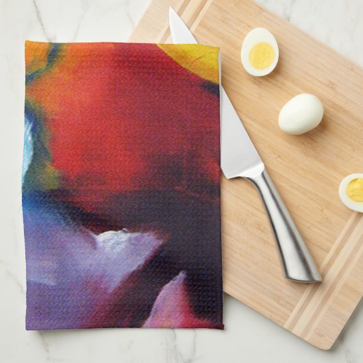 Abstrakter Expressionismus Geschirrtuch (Viertel Falte)