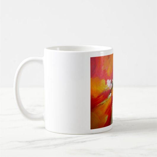 Abstrakter Expressionismus Kaffeetasse (Links)