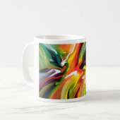 Abstrakter Expressionismus Kaffeetasse (Vorderseite Links)