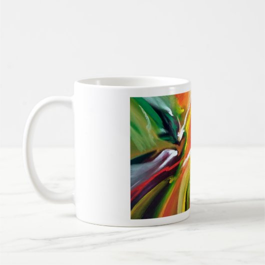 Abstrakter Expressionismus Kaffeetasse (Links)