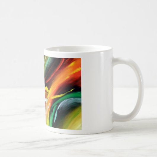 Abstrakter Expressionismus Kaffeetasse (Rechts)
