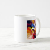 Abstrakter Expressionismus Kaffeetasse (VorderseiteRechts)
