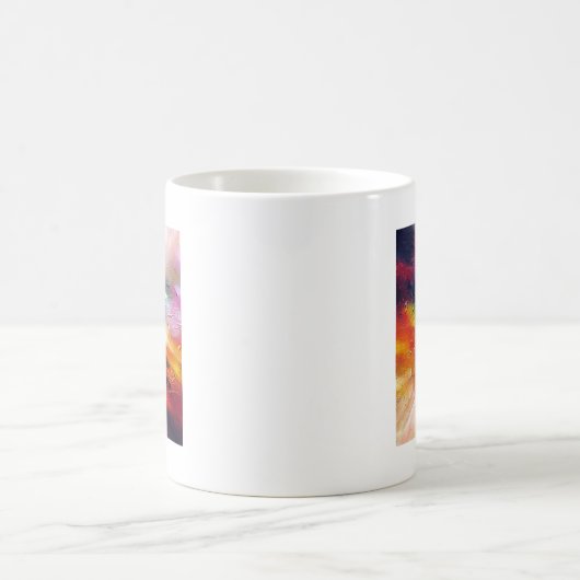 Abstrakter Expressionismus Kaffeetasse (Mittel)