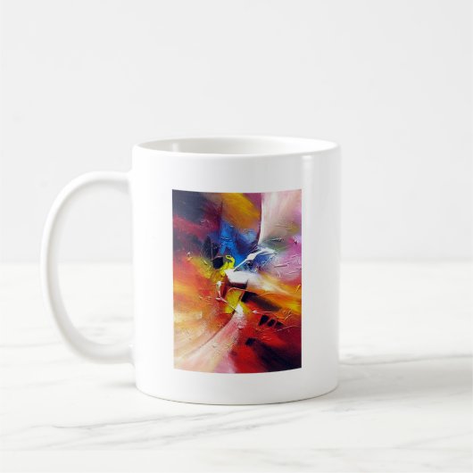 Abstrakter Expressionismus Kaffeetasse (Links)