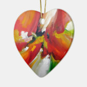 Abstrakter Expressionismus Keramik Ornament (Links)