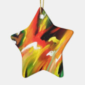 Abstrakter Expressionismus Keramik Ornament (Links)