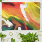 Abstrakter Expressionismus Küchentuch (Gefaltet)