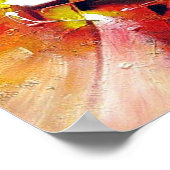 Abstrakter Expressionismus Kunstmalerei zeitgenöss Poster (Ecke)