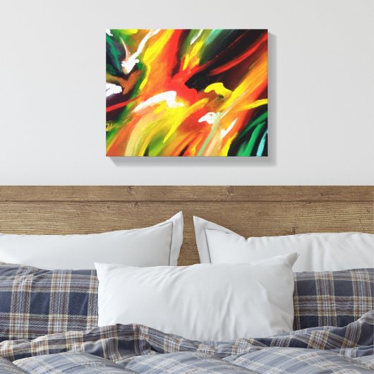 Abstrakter Expressionismus Leinwanddruck (Insitu (Schlafzimmer))