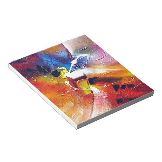 Abstrakter Expressionismus Notizblock (angewinkelt)