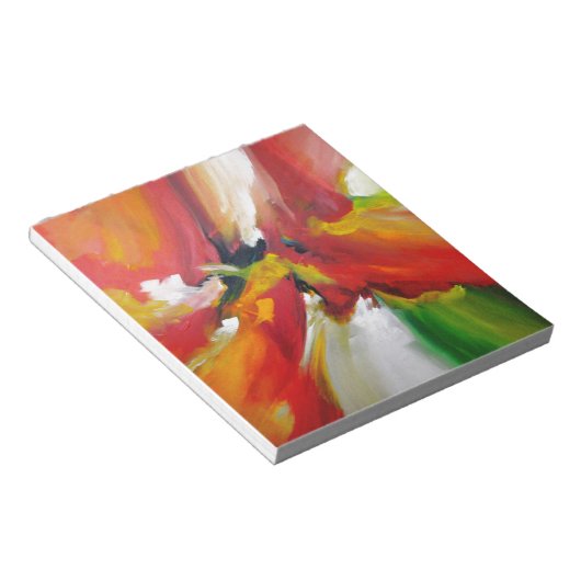 Abstrakter Expressionismus Notizblock (angewinkelt)
