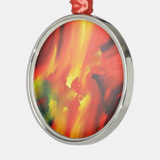 Abstrakter Expressionismus Ornament Aus Metall (Links)