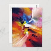 Abstrakter Expressionismus Postkarte (Vorne/Hinten)