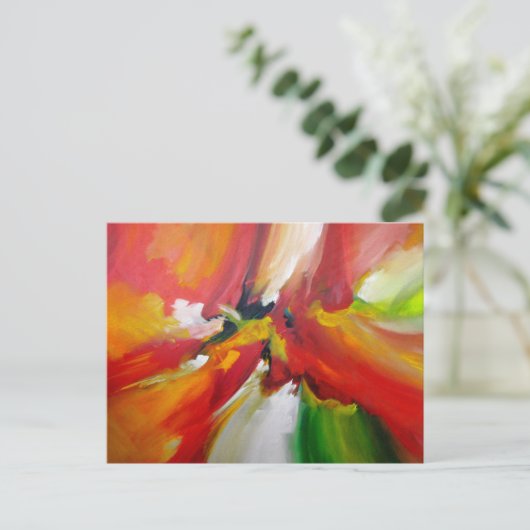 Abstrakter Expressionismus Postkarte (Stehend Vorderseite)