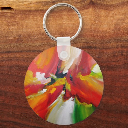 Abstrakter Expressionismus Schlüsselanhänger (Vorderseite)