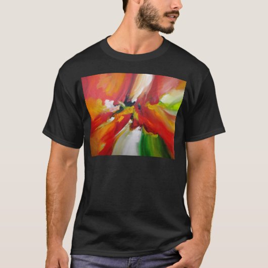 Abstrakter Expressionismus T-Shirt (Vorderseite)