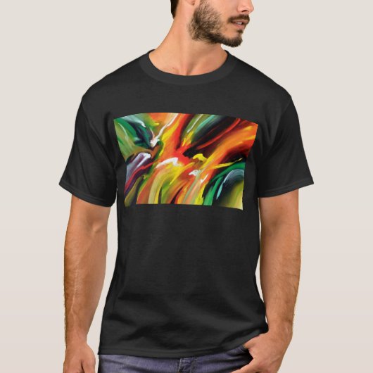 Abstrakter Expressionismus T-Shirt (Vorderseite)