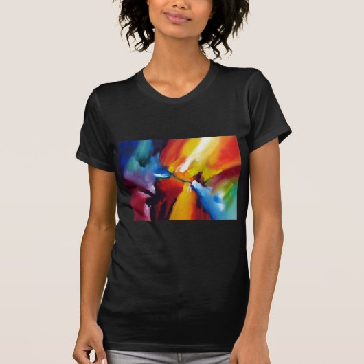 Abstrakter Expressionismus T-Shirt (Vorderseite)