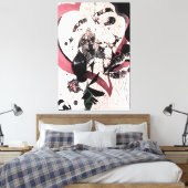 Abstrakter Expressionismus Wall Art: Mixed Media Leinwanddruck (Insitu (Schlafzimmer))