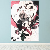 Abstrakter Expressionismus Wall Art: Mixed Media Leinwanddruck (Insitu (Holzboden))