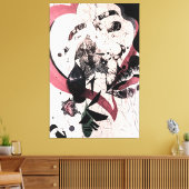 Abstrakter Expressionismus Wall Art: Mixed Media Leinwanddruck (Insitu (Wohnzimmer))