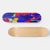 Abstrakter Expressionist 02 Skateboard (Horizontal)
