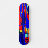 Abstrakter Expressionist 02 Skateboard (Vorne)