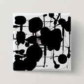 Abstrakter Expressionist Button (Vorderseite)