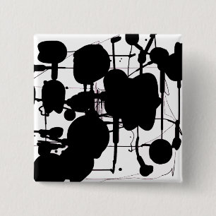 Abstrakter Expressionist Button