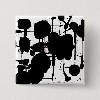 Abstrakter Expressionist Button