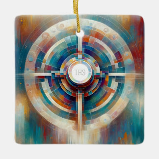 Abstrakter Expressionist Eucharistischer Kommunist Keramikornament