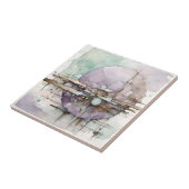 Abstrakter Expressionist für Wasserfarben, Lila Mi Fliese (Seite)