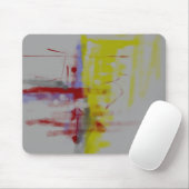Abstrakter Expressionist in Graurot Mousepad (Mit Mouse)