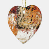 Abstrakter Expressionist Keramik Ornament (Links)