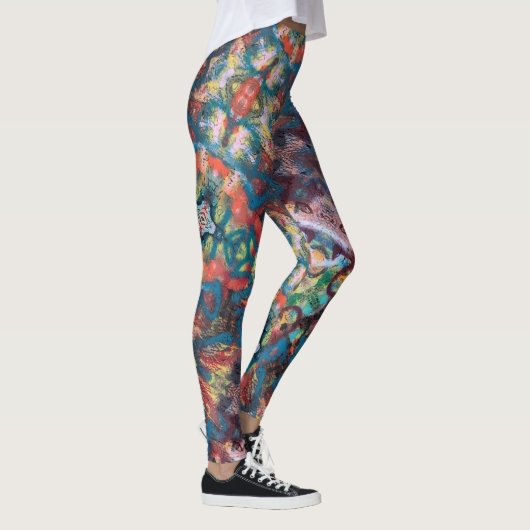 Abstrakter Expressionist Leggings (Rechts)