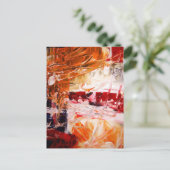 Abstrakter Expressionist Postkarte (Stehend Vorderseite)